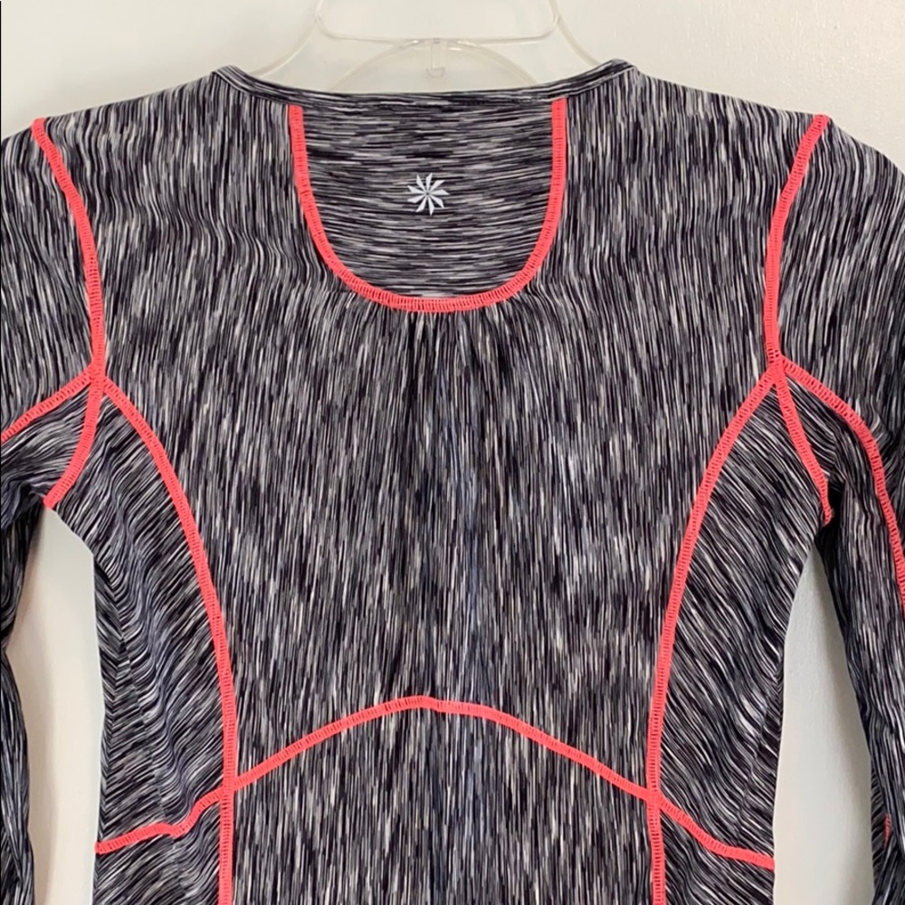 Athleta Pop Space Dye Long Sleeve Performance Top - Picture 10 of 12